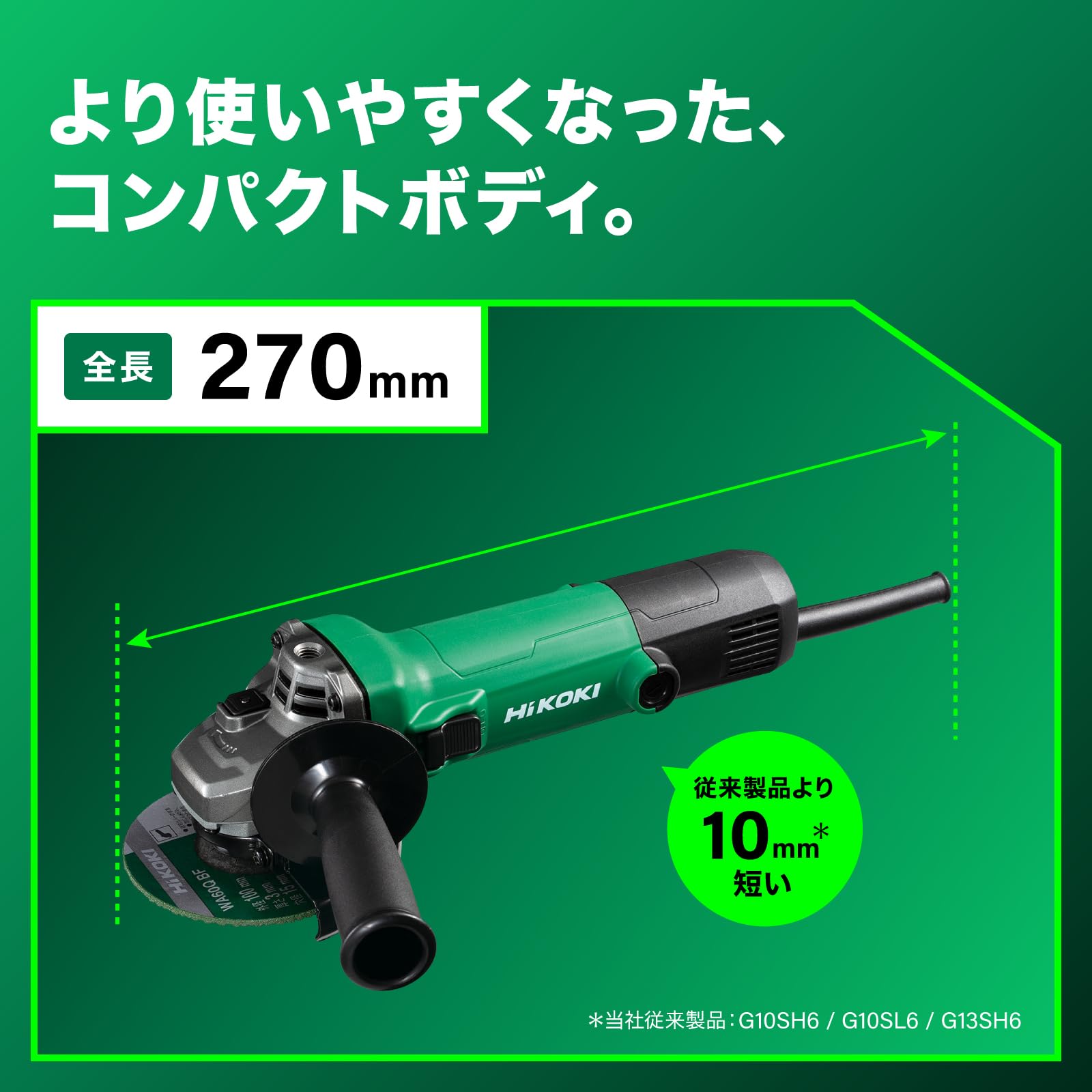 Amazon | HiKOKI(ハイコーキ) AC100V ディスクグラインダー Amazon | HiKOKI(ハイコーキ) AC100V ディスクグラインダー